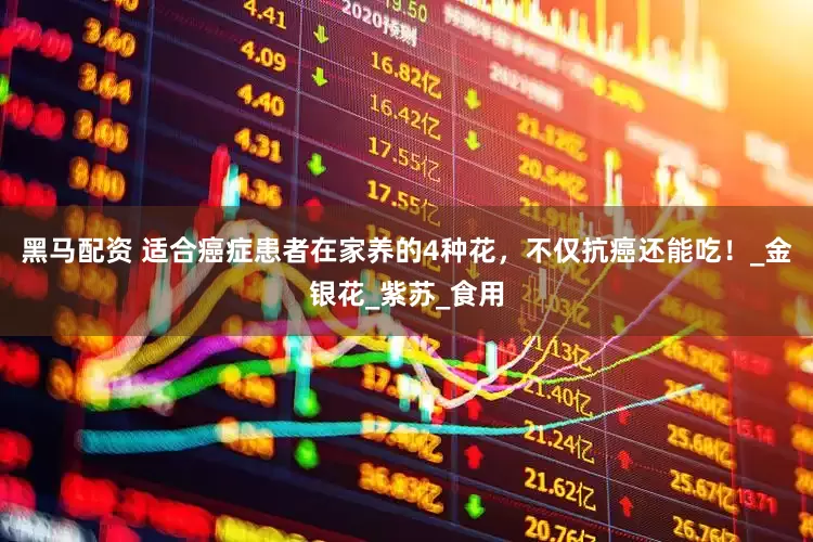 黑马配资 适合癌症患者在家养的4种花，不仅抗癌还能吃！_金银花_紫苏_食用